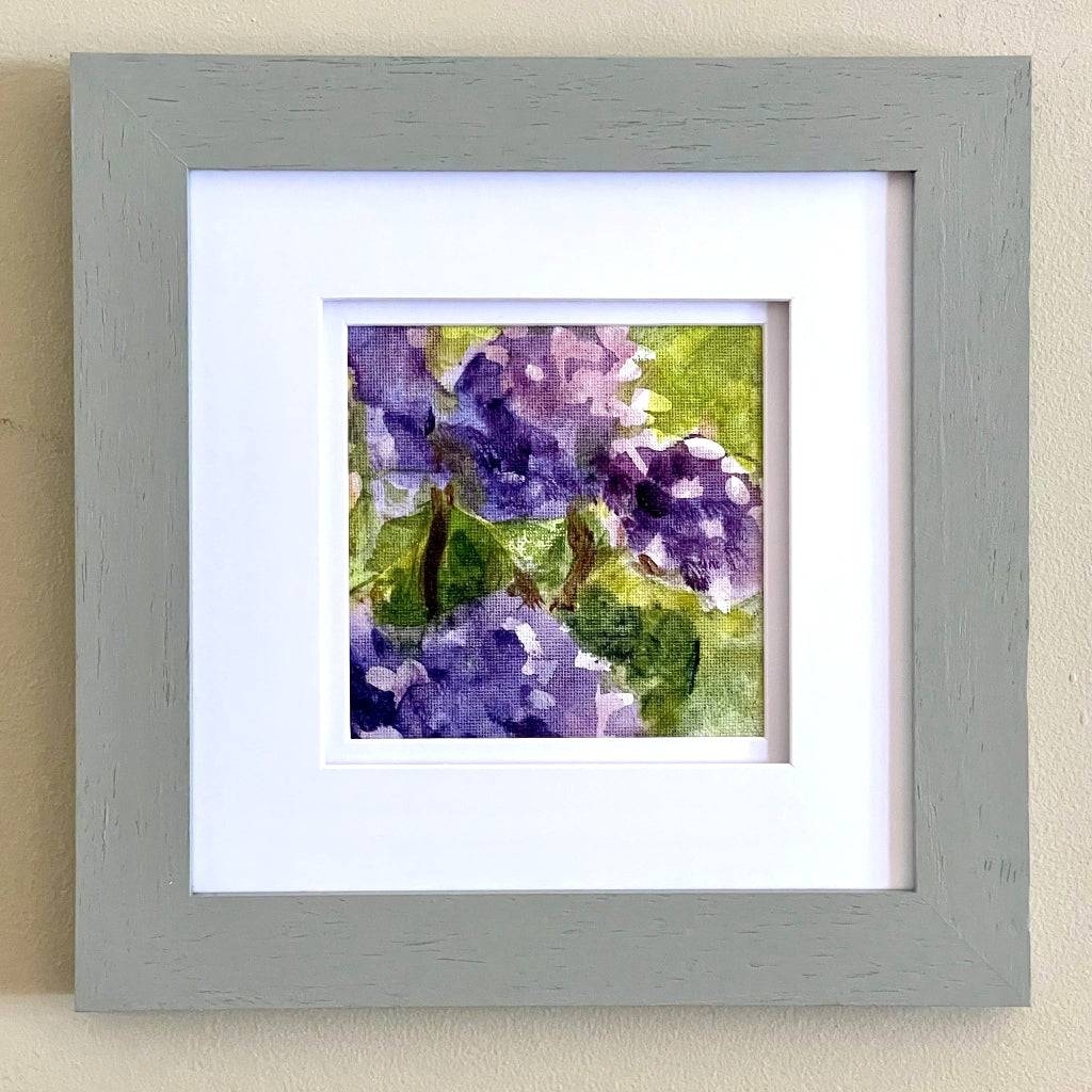 Framed Original Art - Lavender Dreams - Artist Janice Saunders