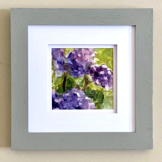 Framed Original Art - Lavender Dreams - Artist Janice Saunders