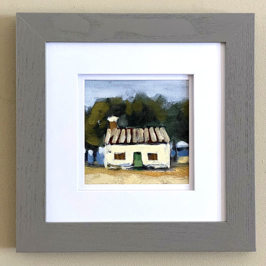 Framed Original Art - Tiny Home, Big Life - Cedar Lake - Artist Janice Saunders