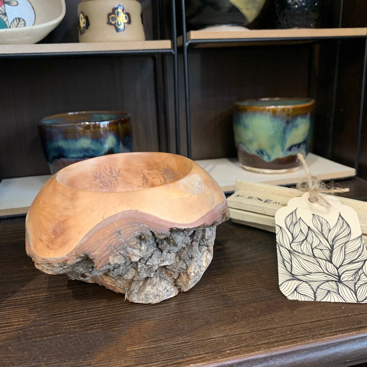 Small Wood Burl Bowl - Maple, II by Jon Van Der Nol