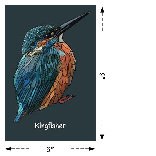 Notebook, Journal - Common Kingfisher - Unperfekt-Studios