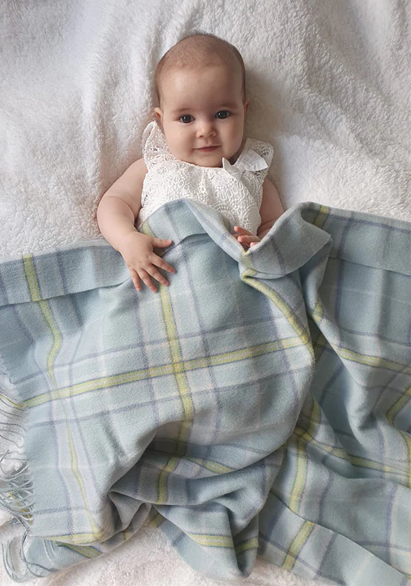 Tartan Baby Blanket - Lambswool