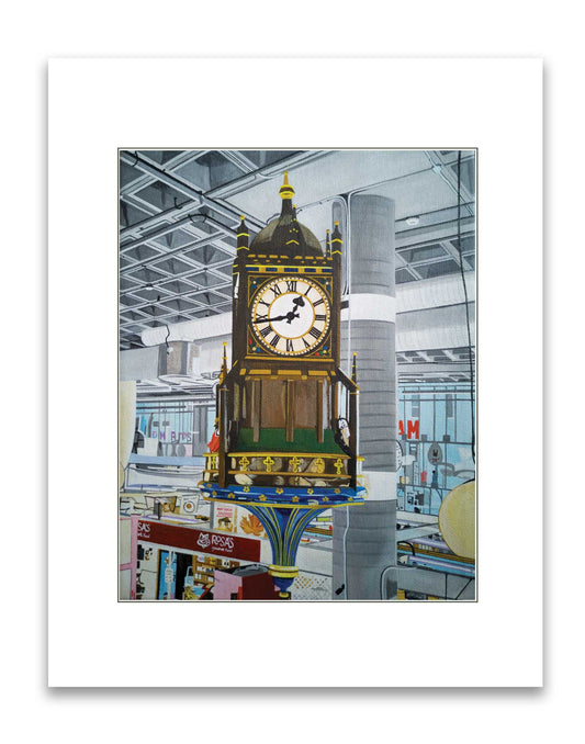 Signed & Matted Print - Birk's Clock, Jen Robins