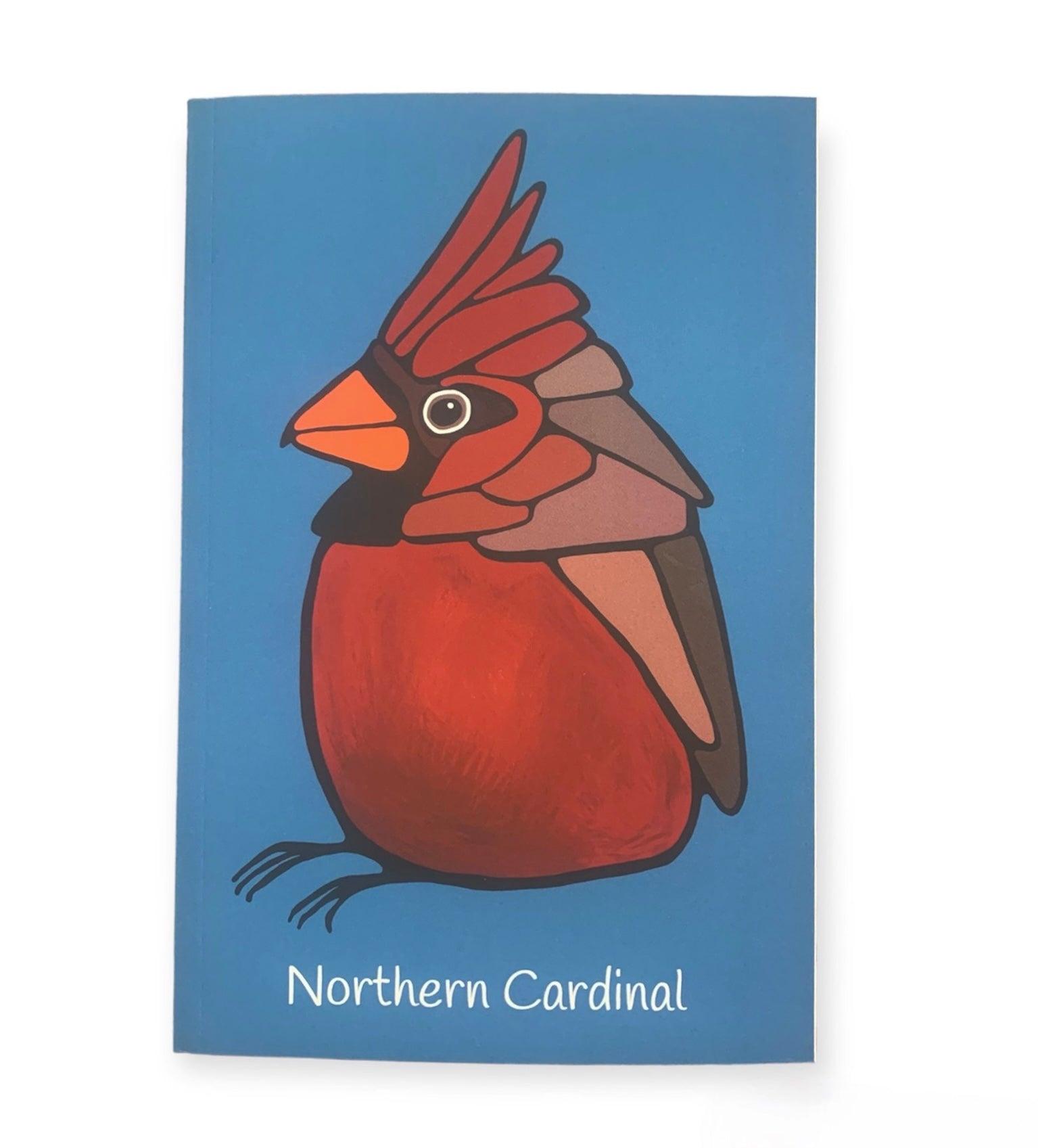 Notebook, Journal - Northern Cardinal (lined or unlined) - Unperfekt-Studios