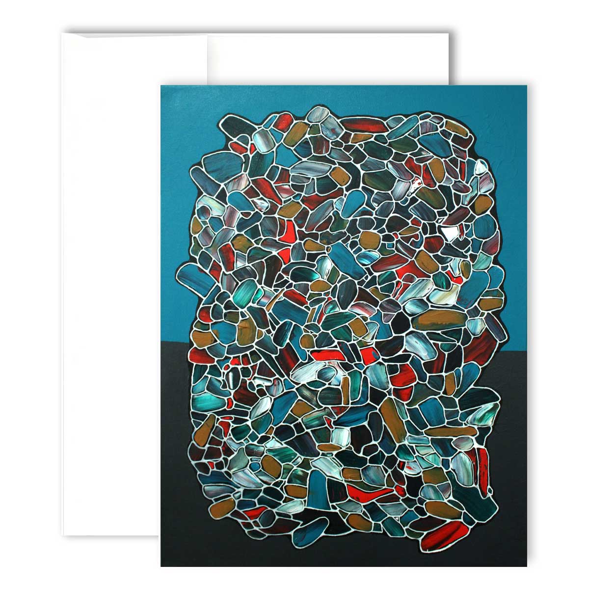 Greeting Card - Chaos Theory I (Abstract) - Unperfekt-Studios