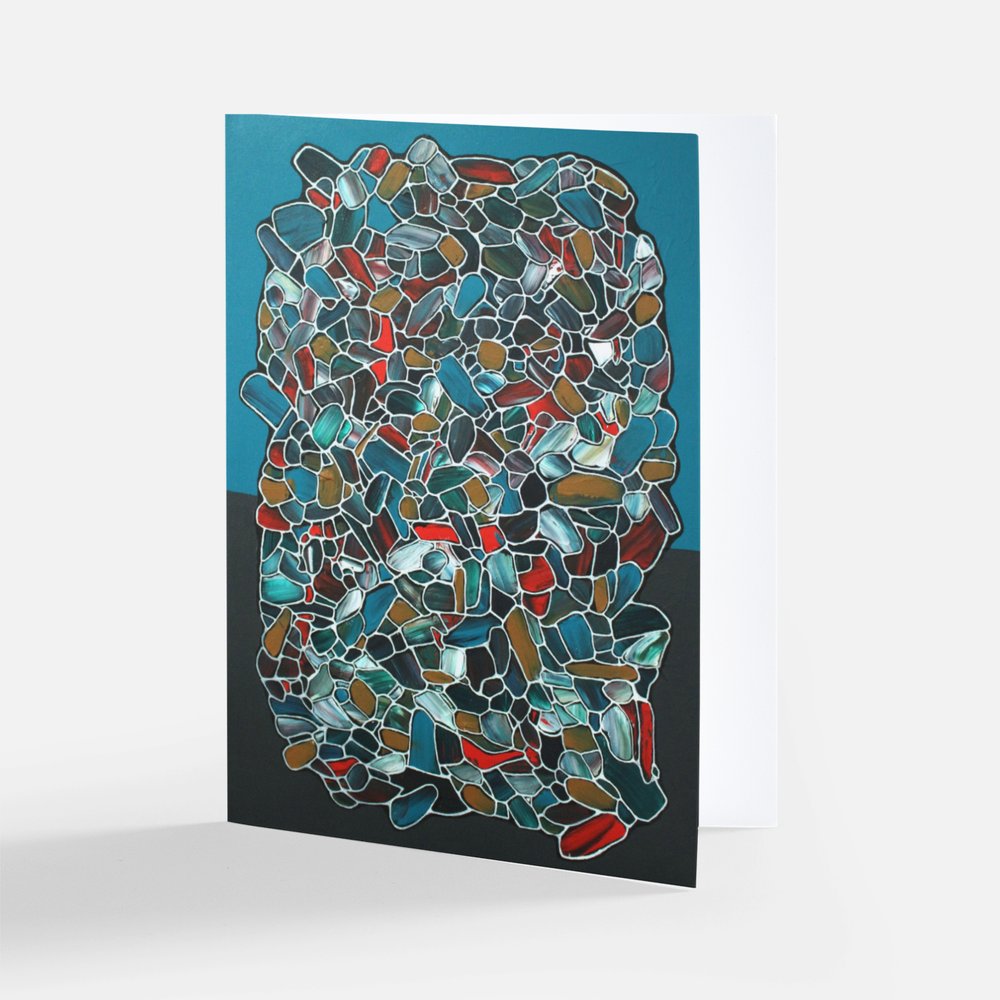 Greeting Card - Chaos Theory I (Abstract) - Unperfekt-Studios