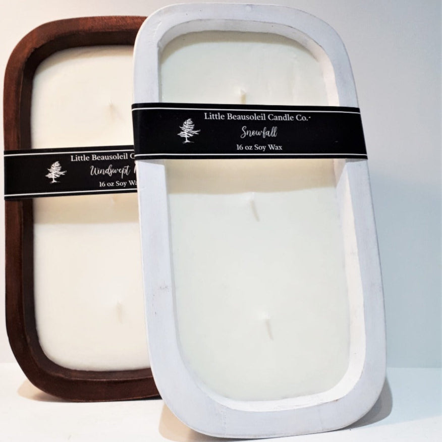 100% Soy Wax Candles - Triple Wick Dough Bowl - from Cedar Lake (Little Beausoleil Candle Co.) (Copy)
