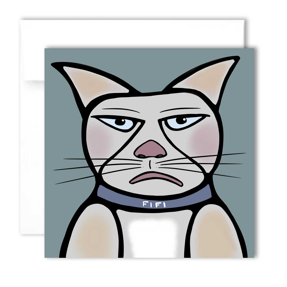 Pack of 5 Greeting Cards - Kitty Cats - Unperfekt-Studios