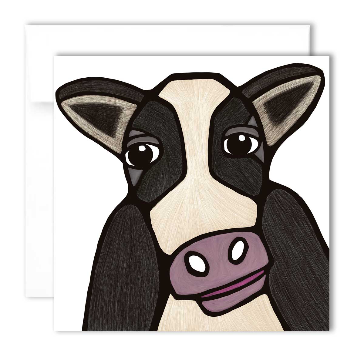 Greeting Card - Gertie (Cow) - Unperfekt-Studios