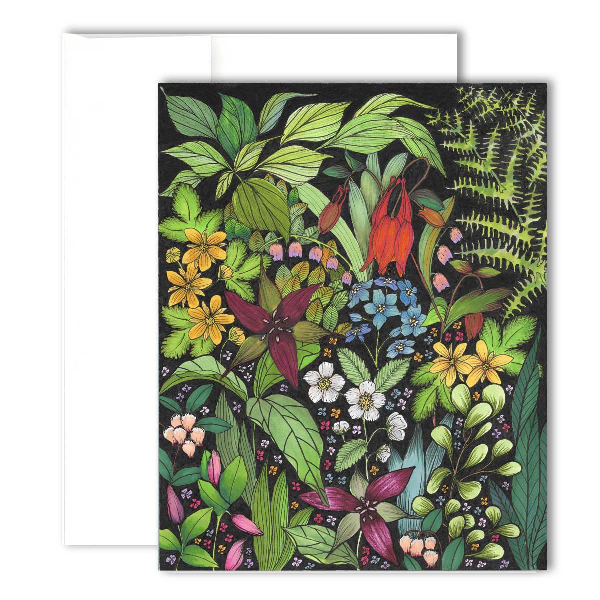 Greeting Card - Wildflowers at MacGregor Point, Erin White - Unperfekt-Studios