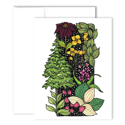 Greeting Card - Woodlands, Erin White - Unperfekt-Studios