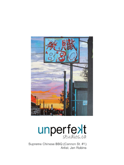 Greeting Card - Supreme Chinese BBQ (Cannon St. #1) - Jen Robins