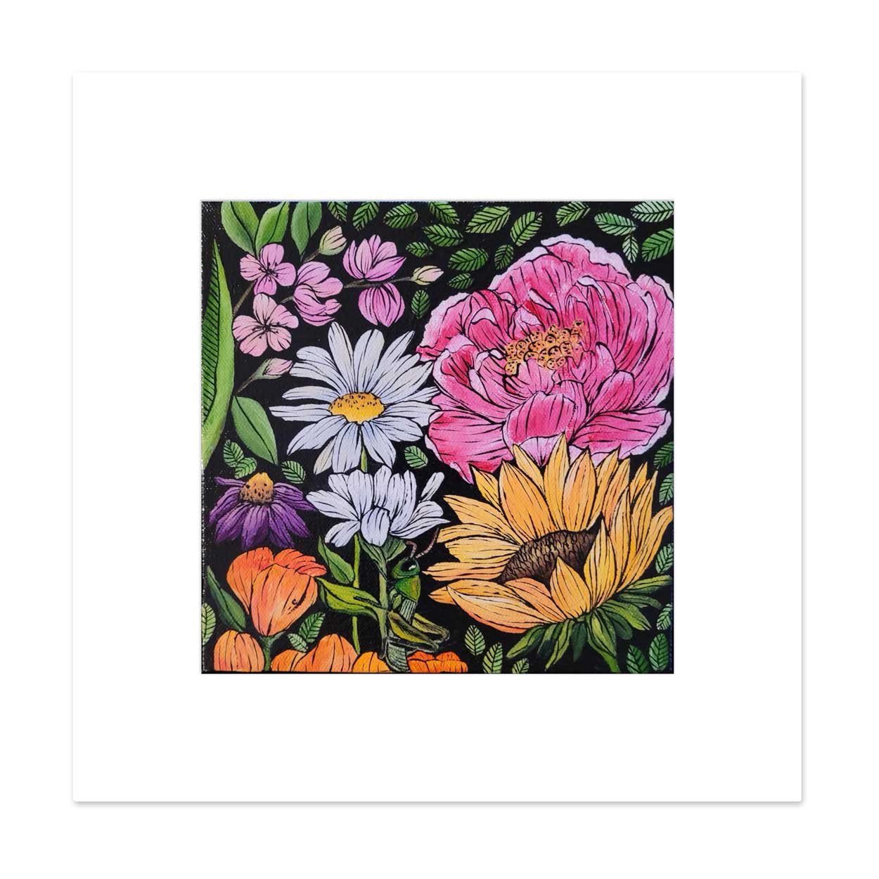 Signed & Matted Print - Hiding Place by Erin White