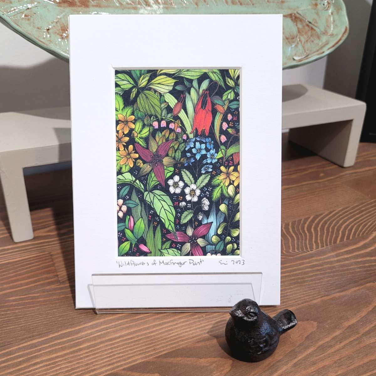 Signed & Matted Print - Wildflowers of MacGregor Point - Unperfekt-Studios