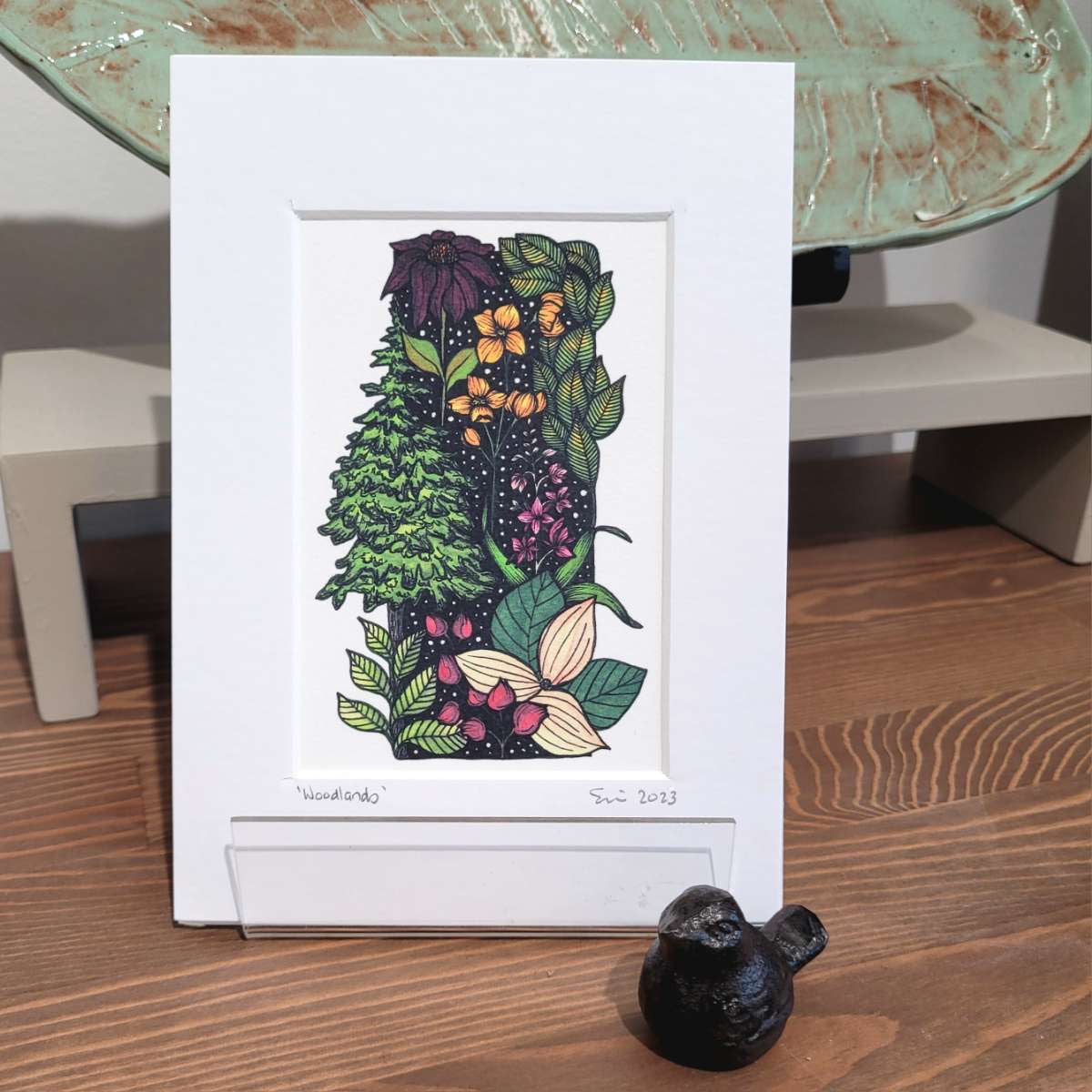 Signed & Matted Print - Woodlands