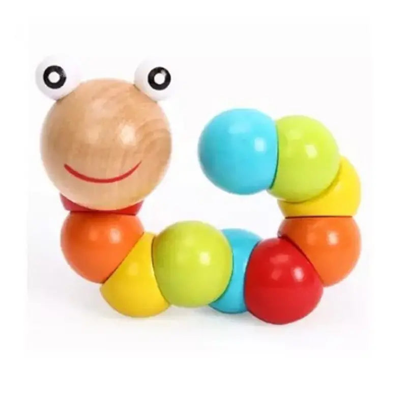 Wooden Caterpillar Toy