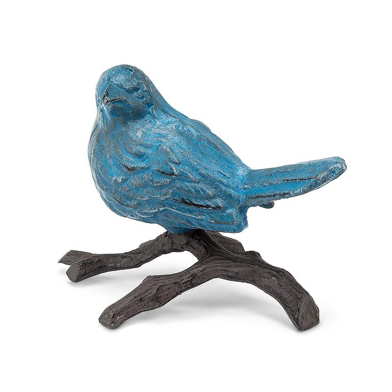 Blue Bird Figurine - Cast Iron
