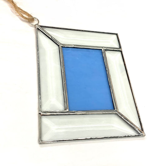 Stained Glass Bevel Box Suncatcher - 4” x 5”