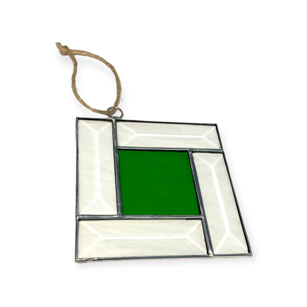 Stained Glass Bevel Box Suncatcher - 4” x 4”