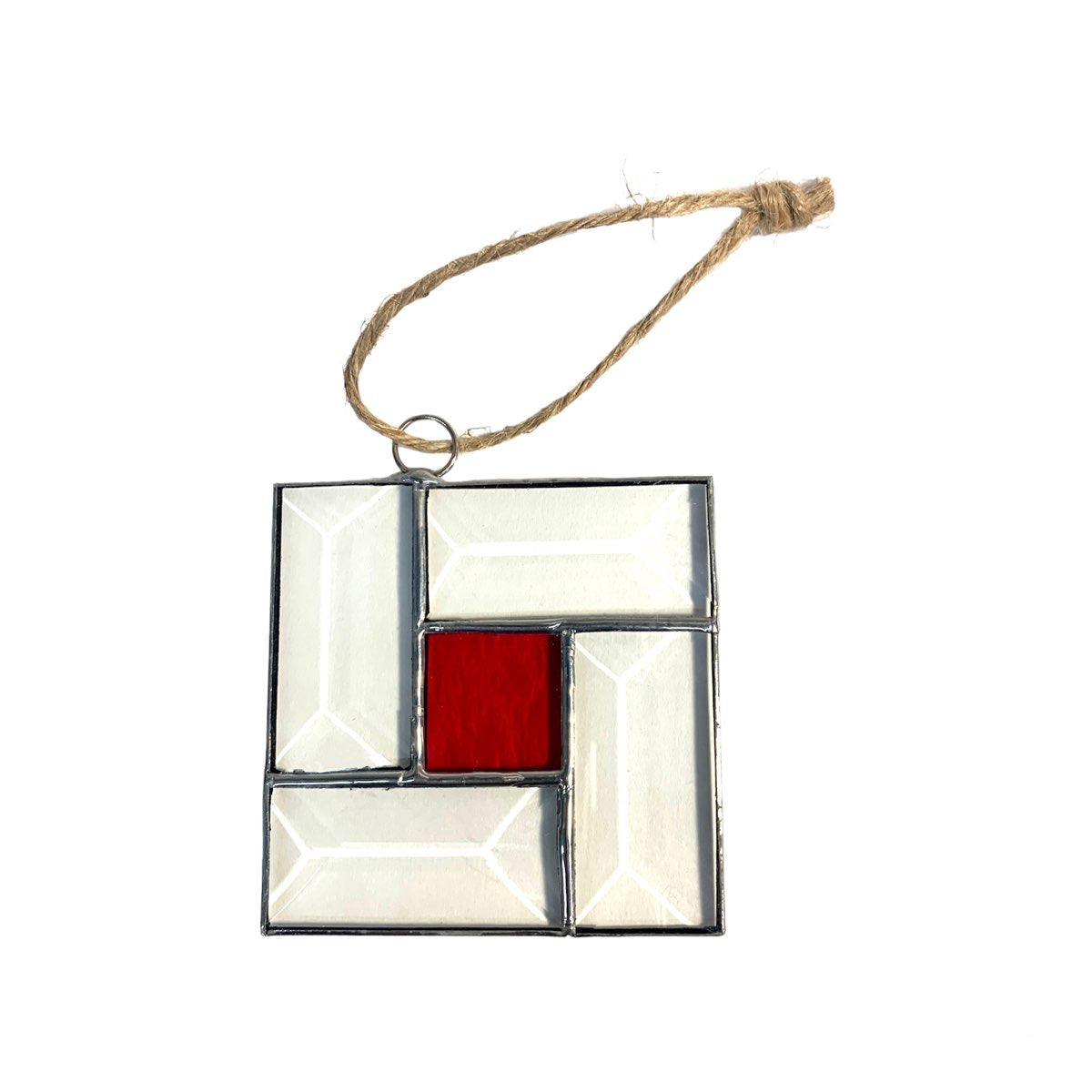 Stained Glass Bevel Box Suncatcher - 3” x 3”