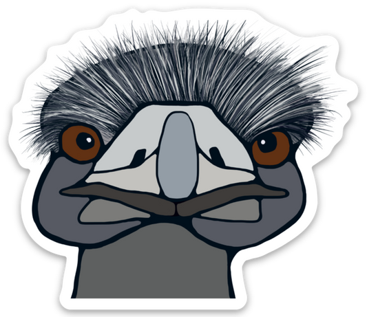 Vinyl Sticker - Emu - Unperfekt-Studios