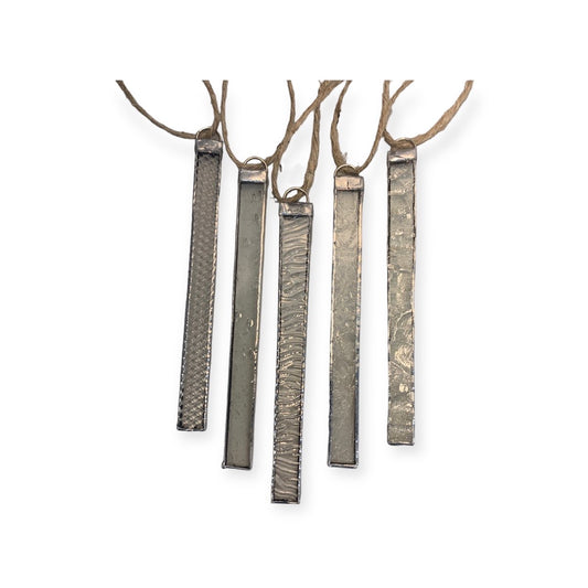 Stained Glass Icicle Ornament - 4/5” - Unperfekt-Studios