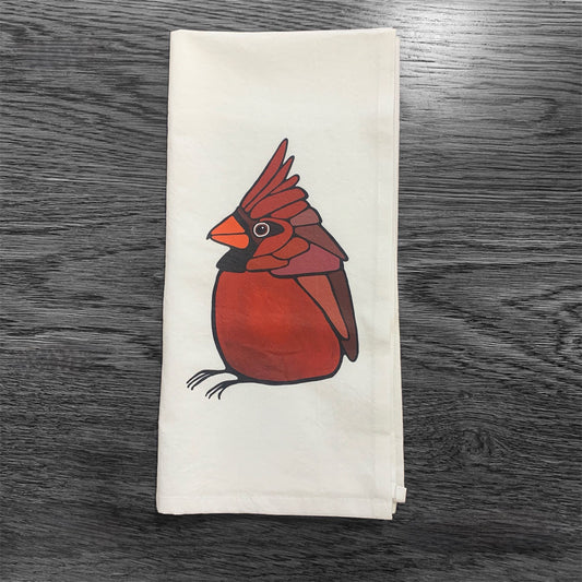 Flour Sack Tea Towels- 100% Organic Cotton - Birds - Set of 4 - Unperfekt-Studios