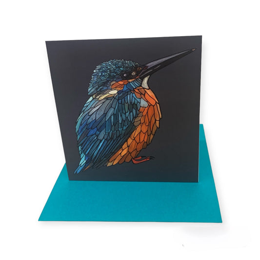 Easel Art Pocket Card - Kingfisher - Unperfekt-Studios