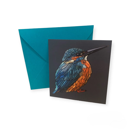 Easel Art Pocket Card - Kingfisher - Unperfekt-Studios