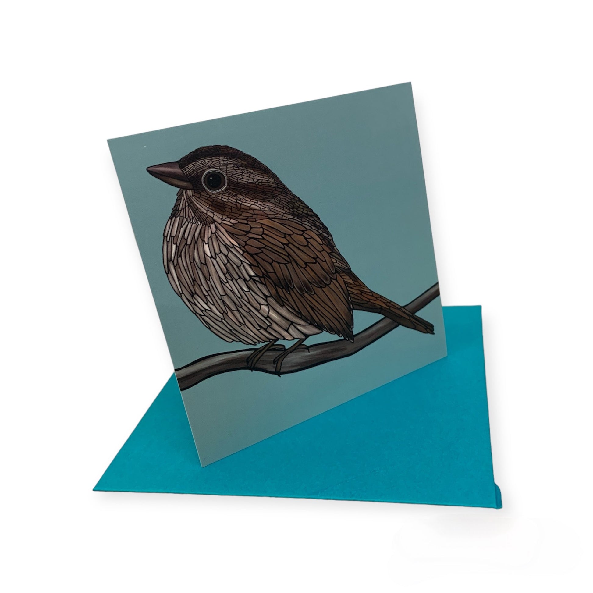 Easel Art Pocket Card - Song Sparrow - Unperfekt-Studios