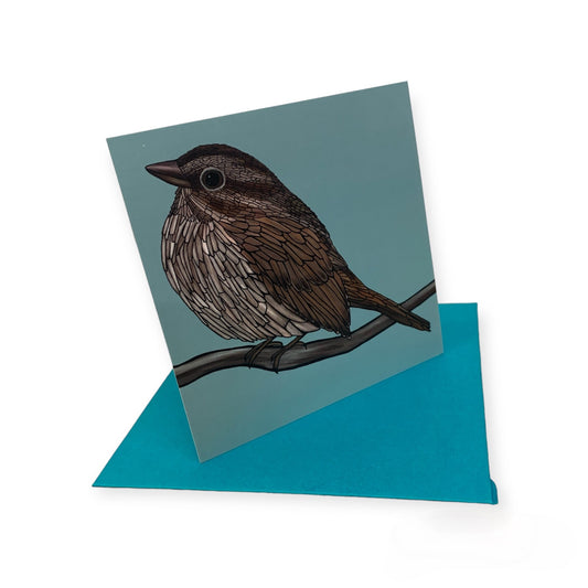 Easel Art Pocket Card - Song Sparrow - Unperfekt-Studios