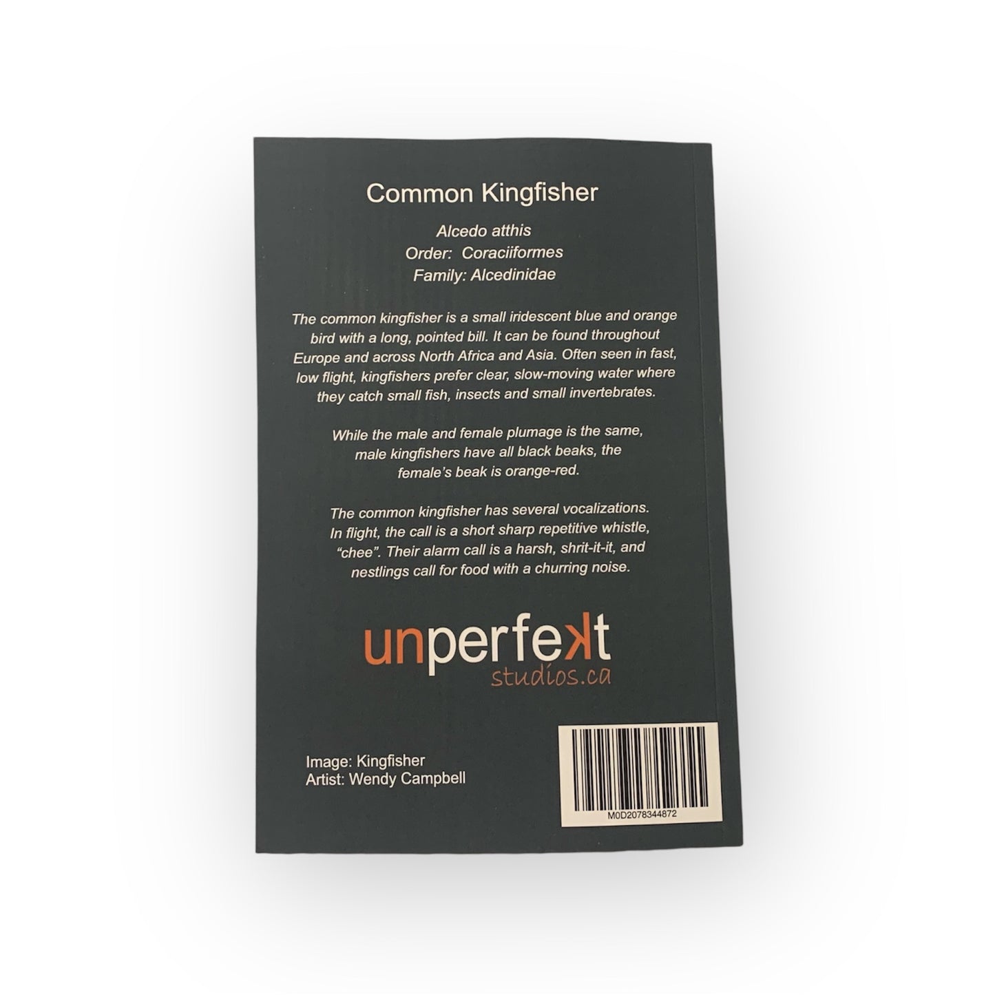 Notebook, Journal - Common Kingfisher - Unperfekt-Studios