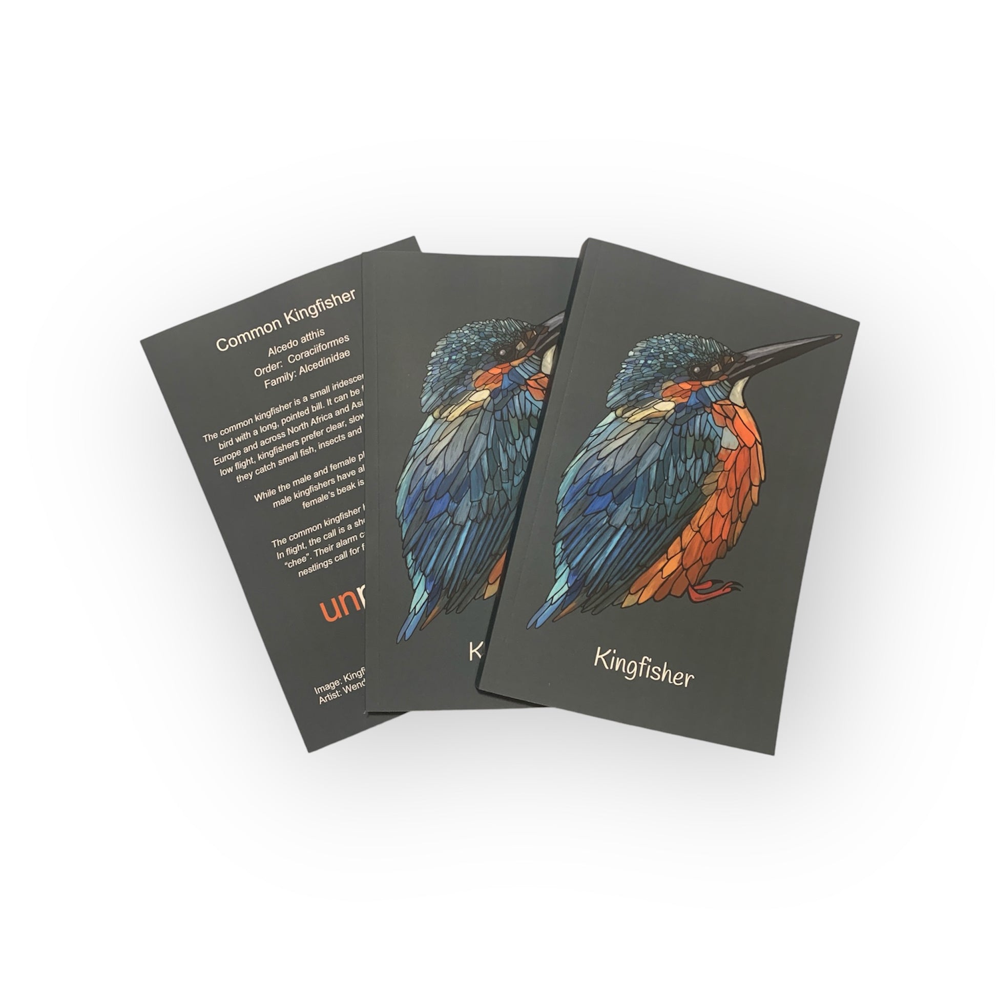 Notebook, Journal - Common Kingfisher - Unperfekt-Studios