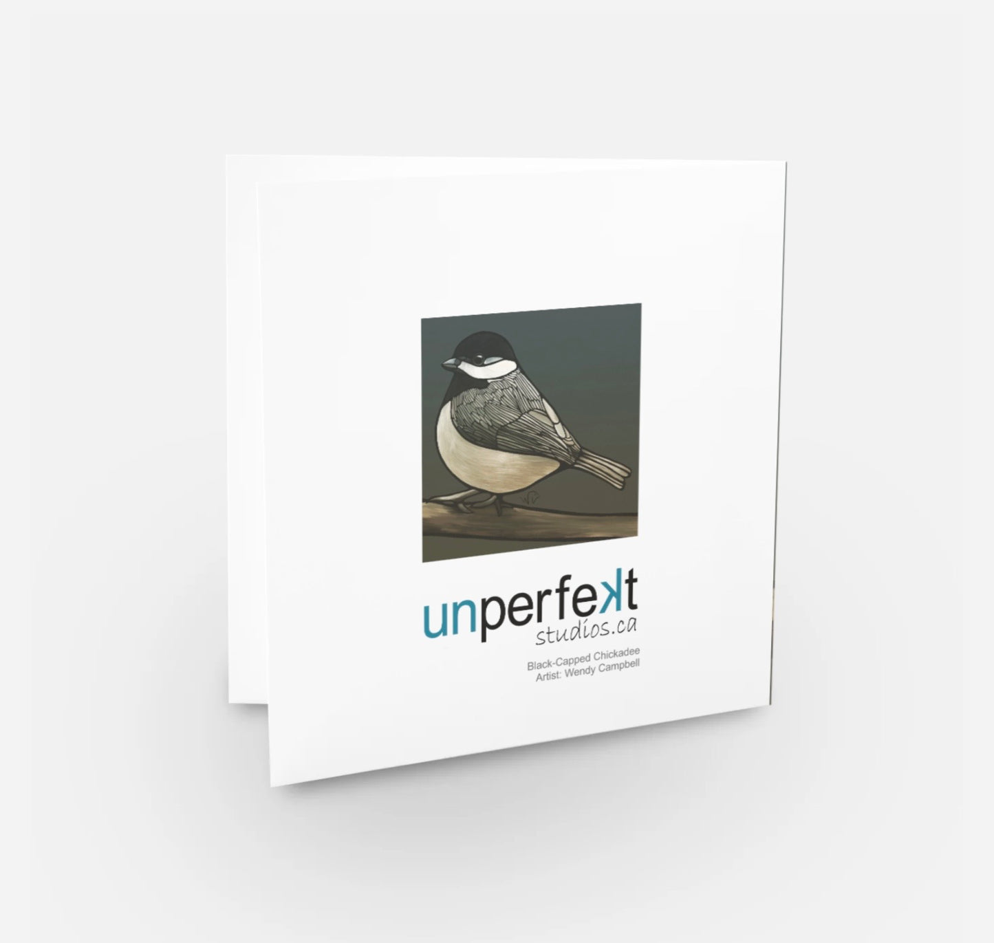 Greeting Card - Black-Capped Chickadee