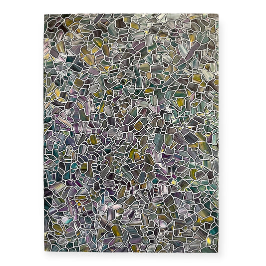 Lilacs - acrylic on wood 18x24 Wendy Campbell