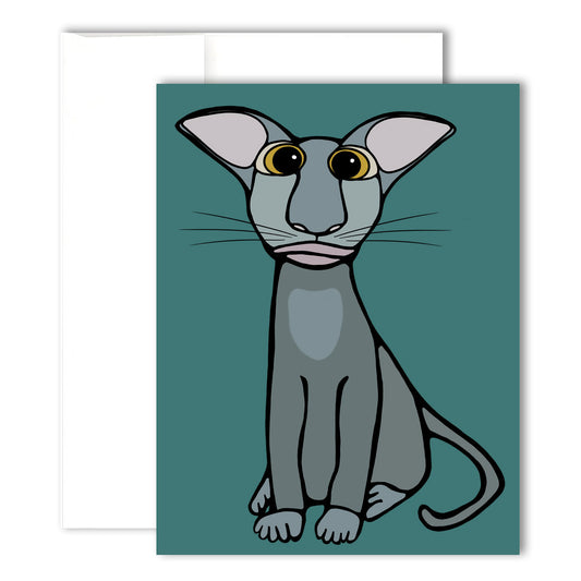 Greeting Card - Loki the Cat - Unperfekt-Studios