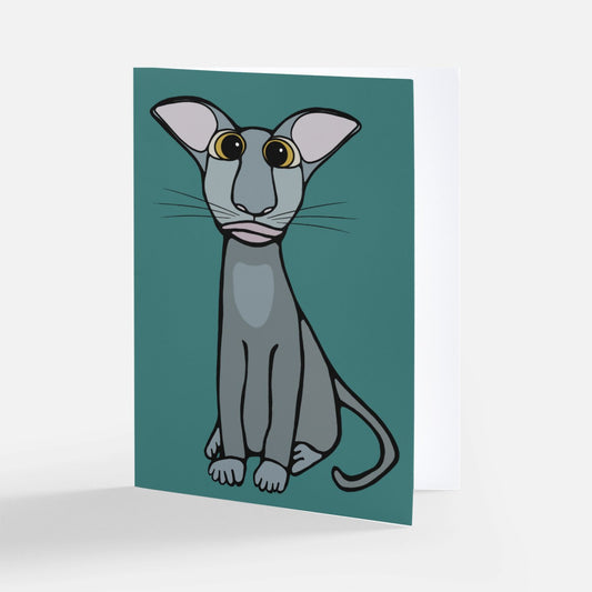 Greeting Card - Loki the Cat - Unperfekt-Studios