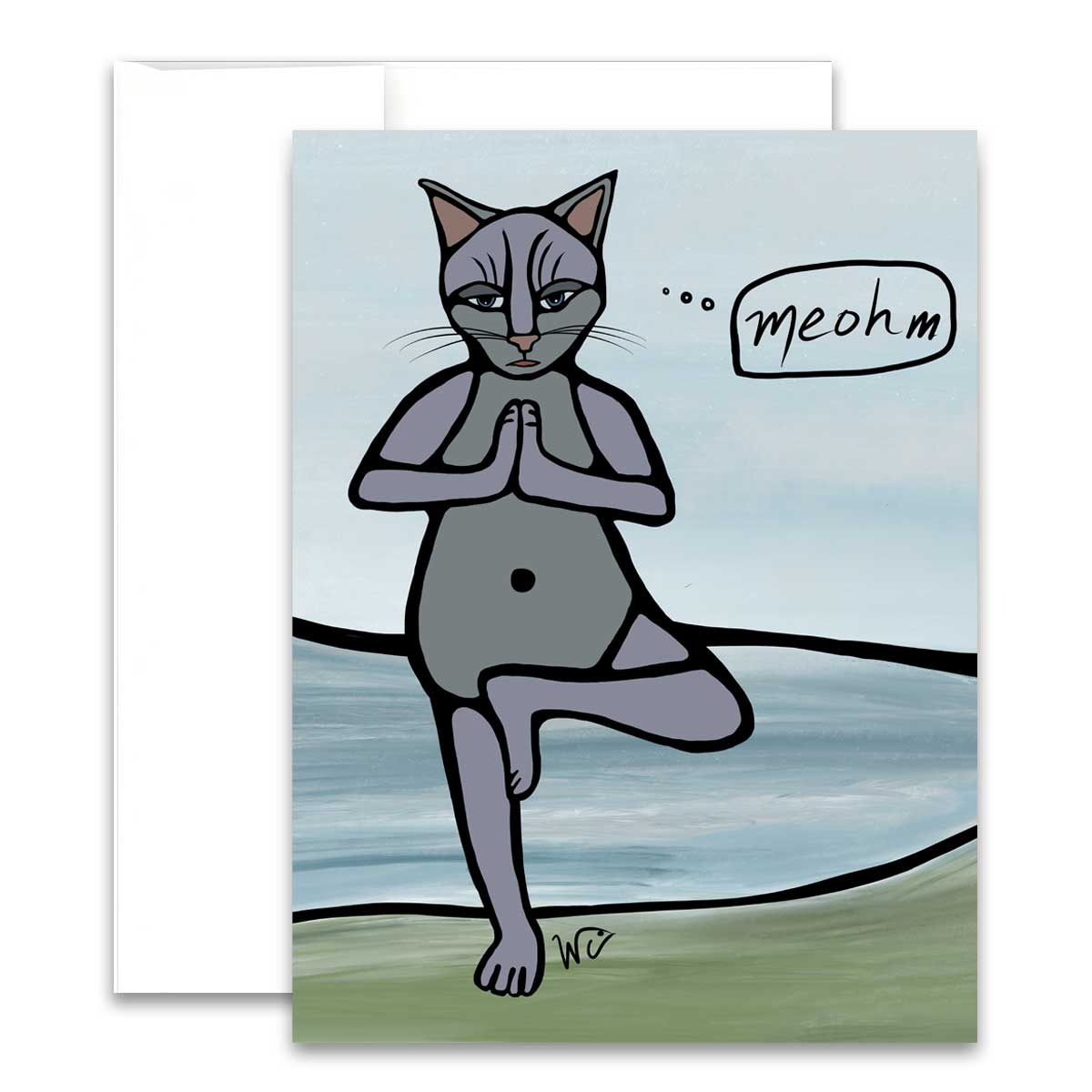 Pack of 5 Greeting Cards - Kitty Cats