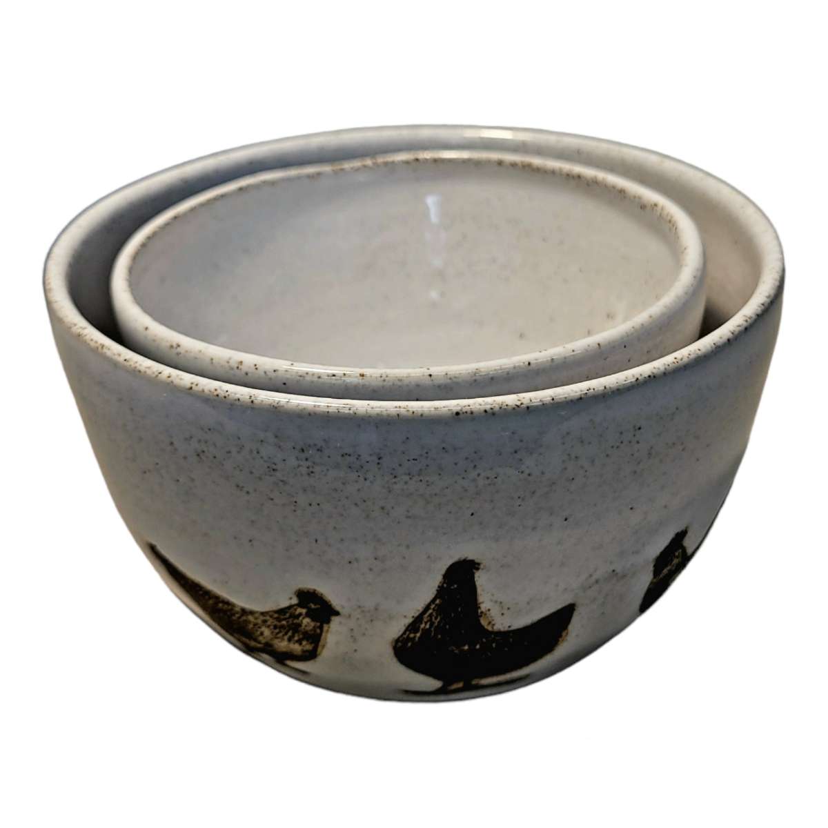 Set of Nesting Bowls - Chickens