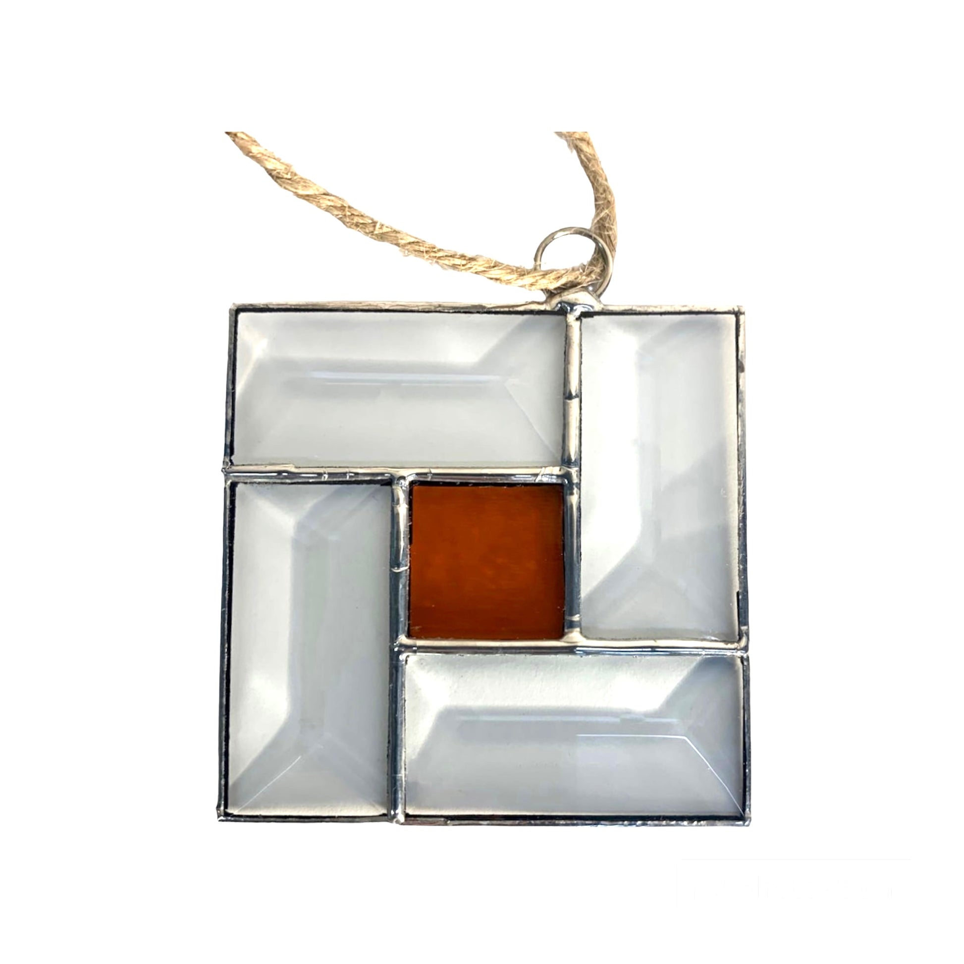 Stained Glass Bevel Box Suncatcher - 3” x 3” - Unperfekt-Studios