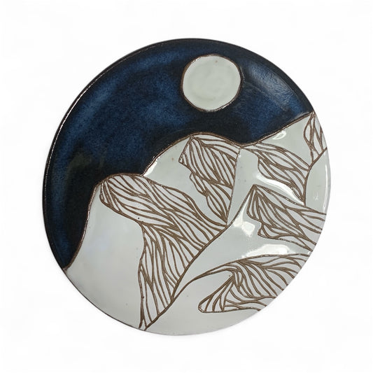 Small Plate - Mountain Motif