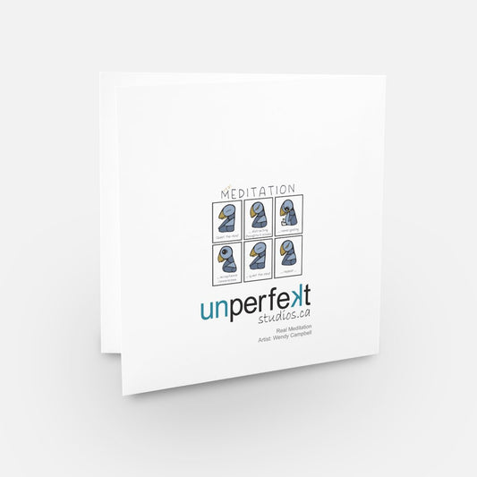 Greeting Card - Real Meditation