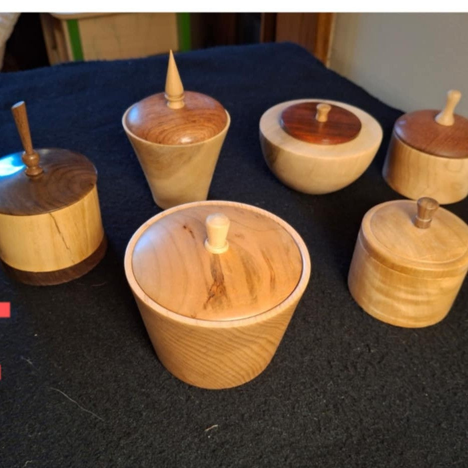 Wood-turned Boxes