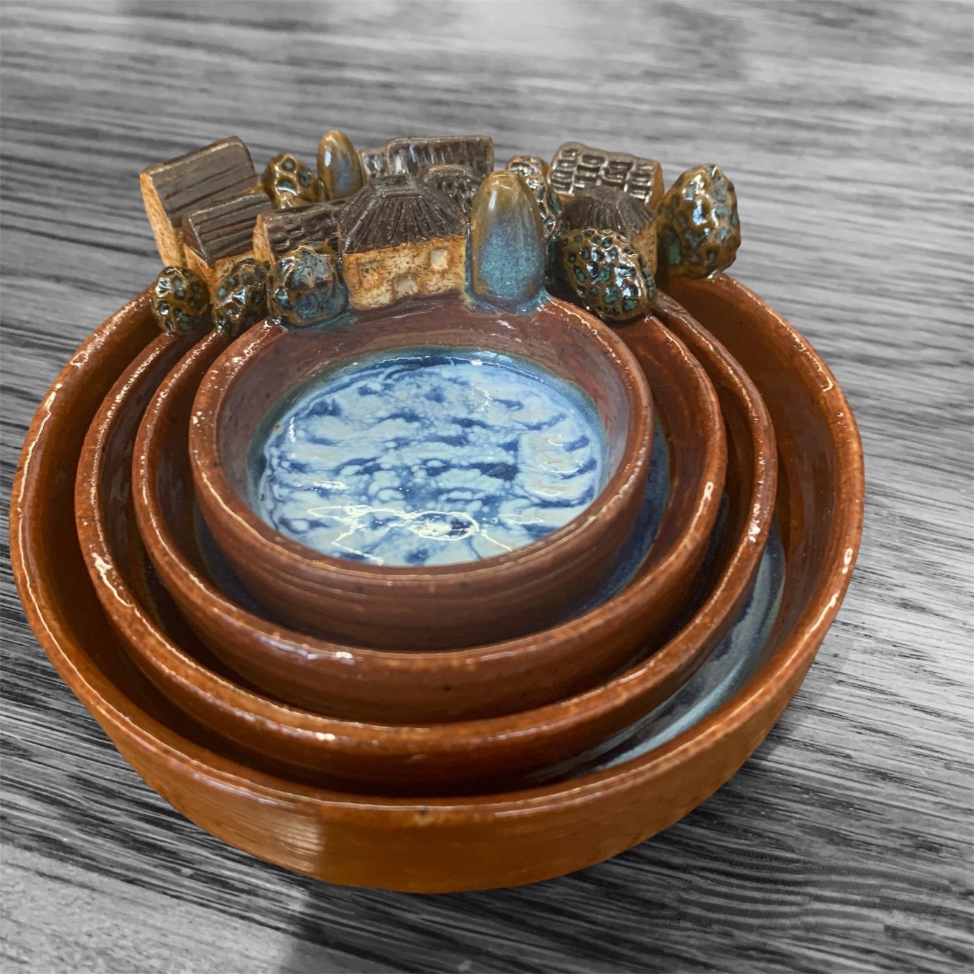 Tiny Village Dish Set