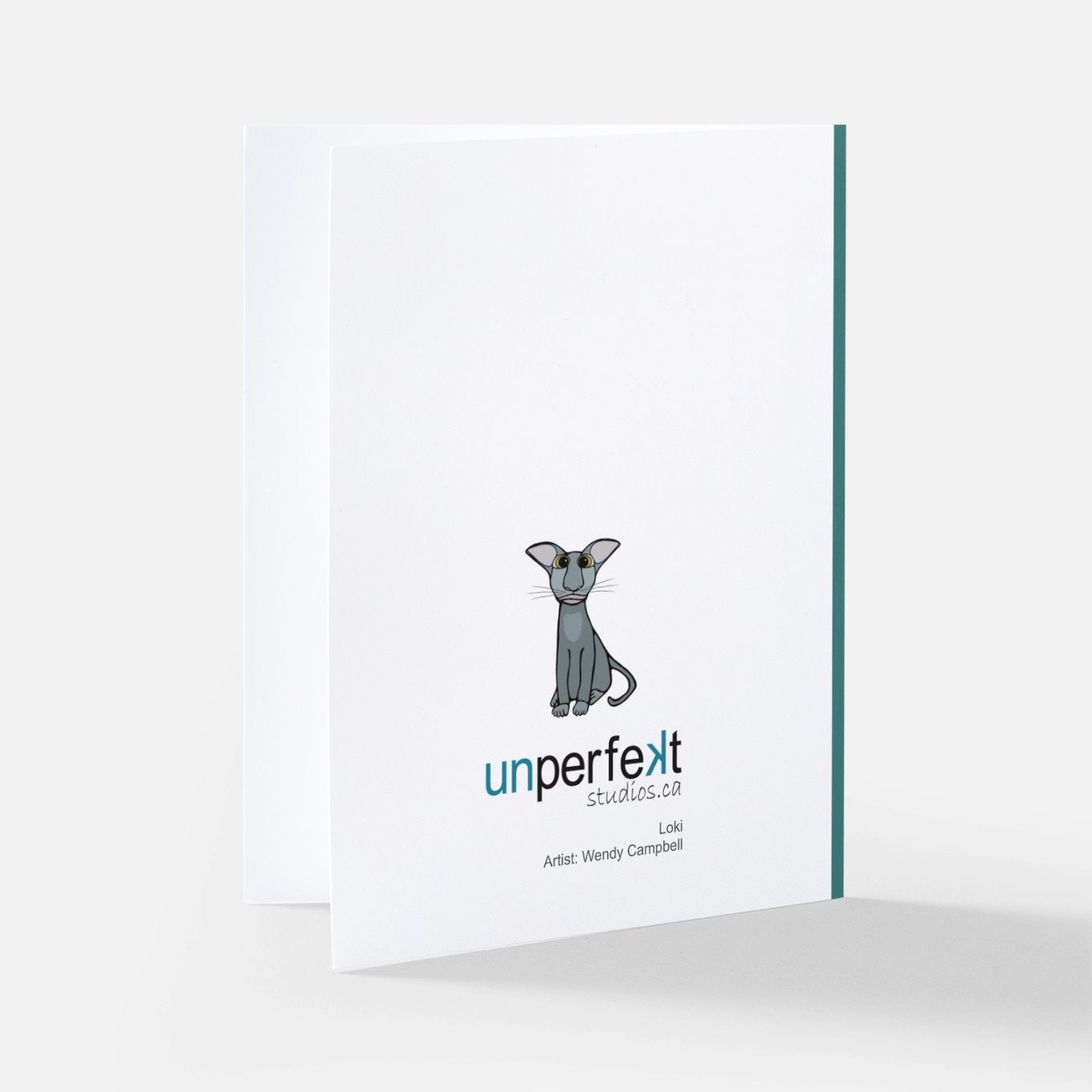 Greeting Card - Loki the Cat - Unperfekt-Studios