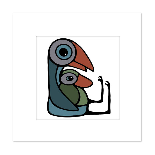 Signed & Matted Print - Mother-Child - Unperfekt-Studios