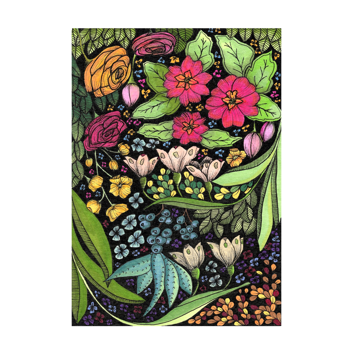 Signed & Matted Print - Meadow - Unperfekt-Studios