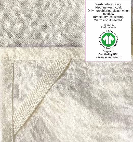 Flour Sack Tea Towel - 100% Organic Cotton - Kingfisher - Unperfekt-Studios