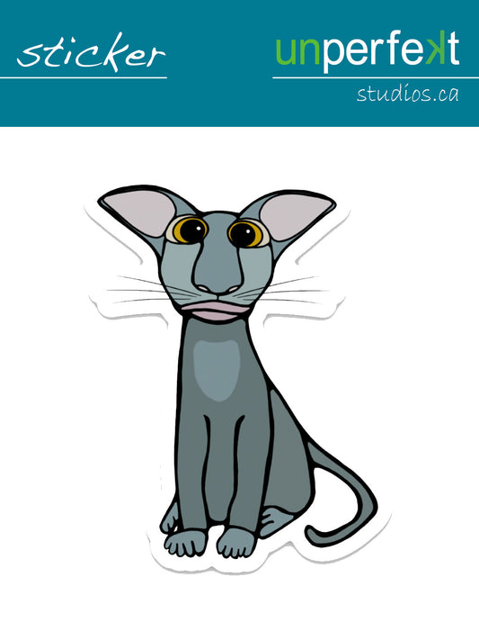 Vinyl Sticker - Loki the Cat - Unperfekt-Studios