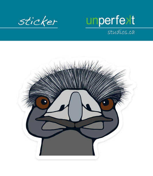 Vinyl Sticker - Emu - Unperfekt-Studios